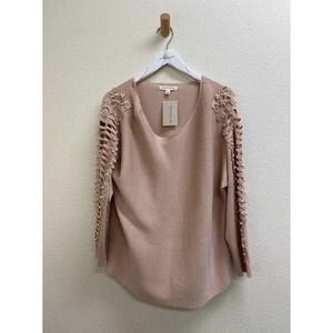 Cactus + Pearl Top Pink Size M